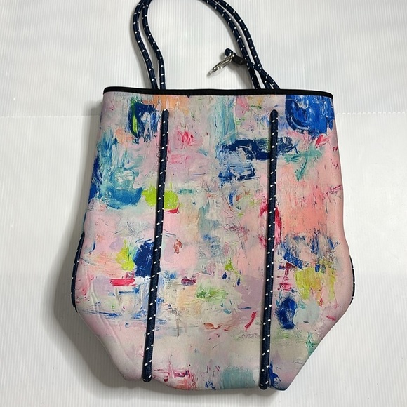 Parker & Hyde Jenn Thatcher Watercolor Modern Art Neoprene - Picture 4 of 9